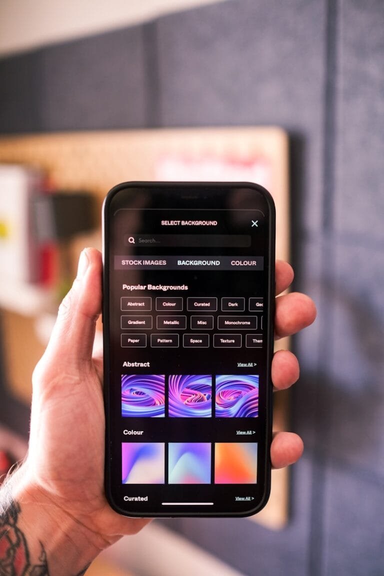 Graphical User Interface, Application