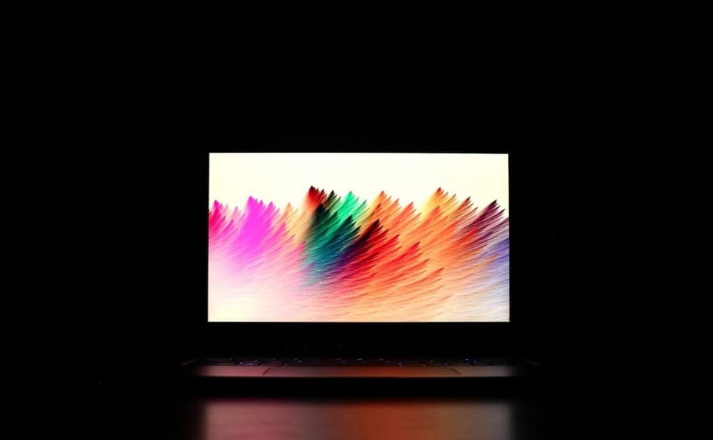 Black Flat Screen Computer Monitor