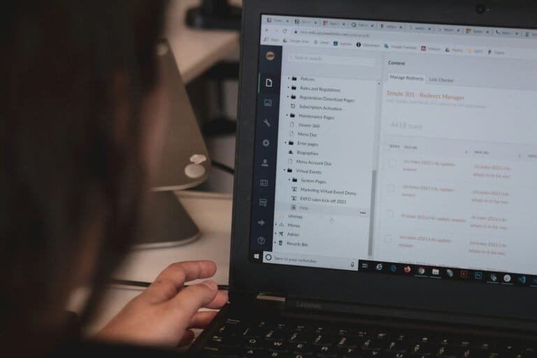 Person Using Black Laptop Computer